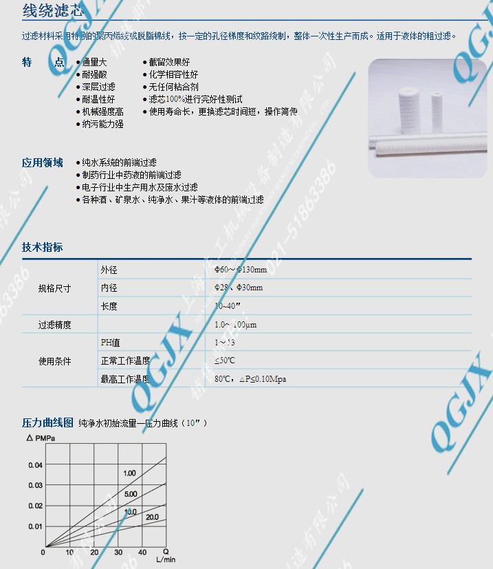 精密過(guò)濾器濾芯